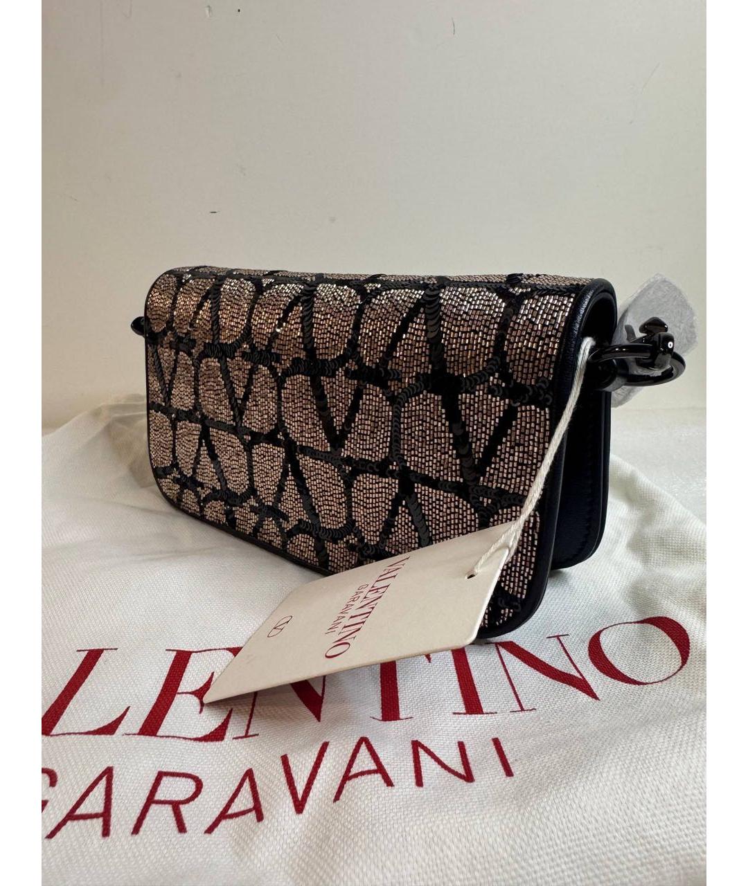 VALENTINO Черная сумка через плечо, фото 3
