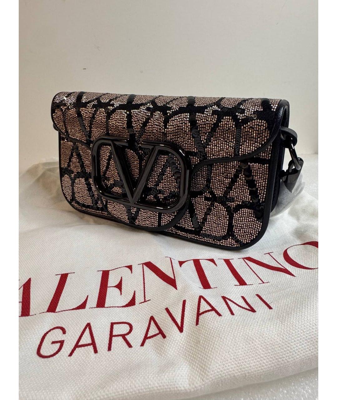 VALENTINO Черная сумка через плечо, фото 2