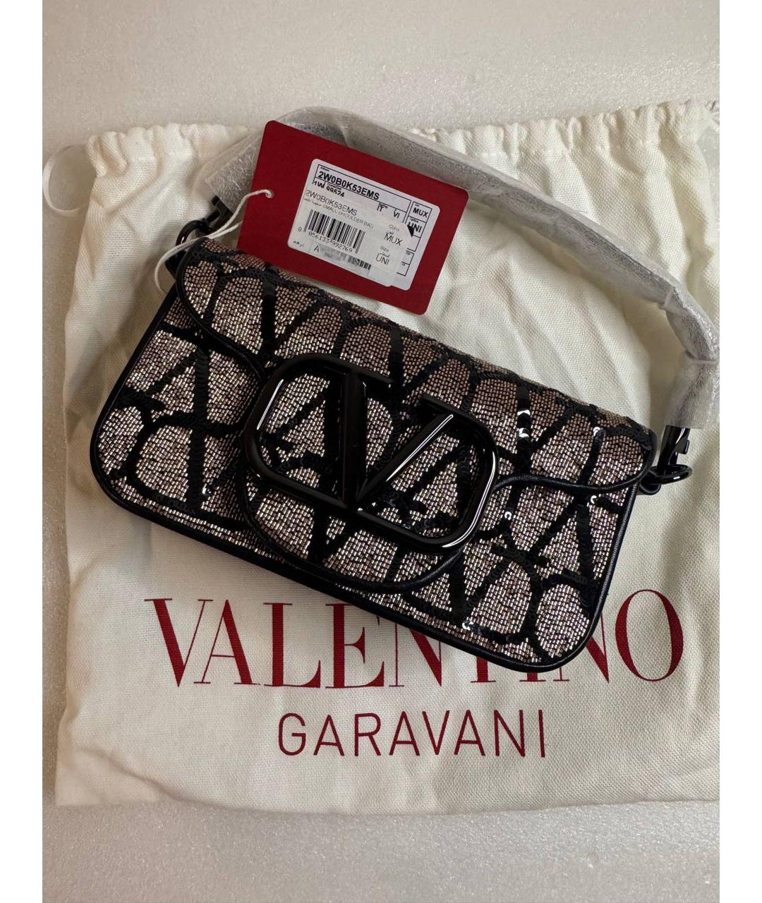 VALENTINO Черная сумка через плечо, фото 5