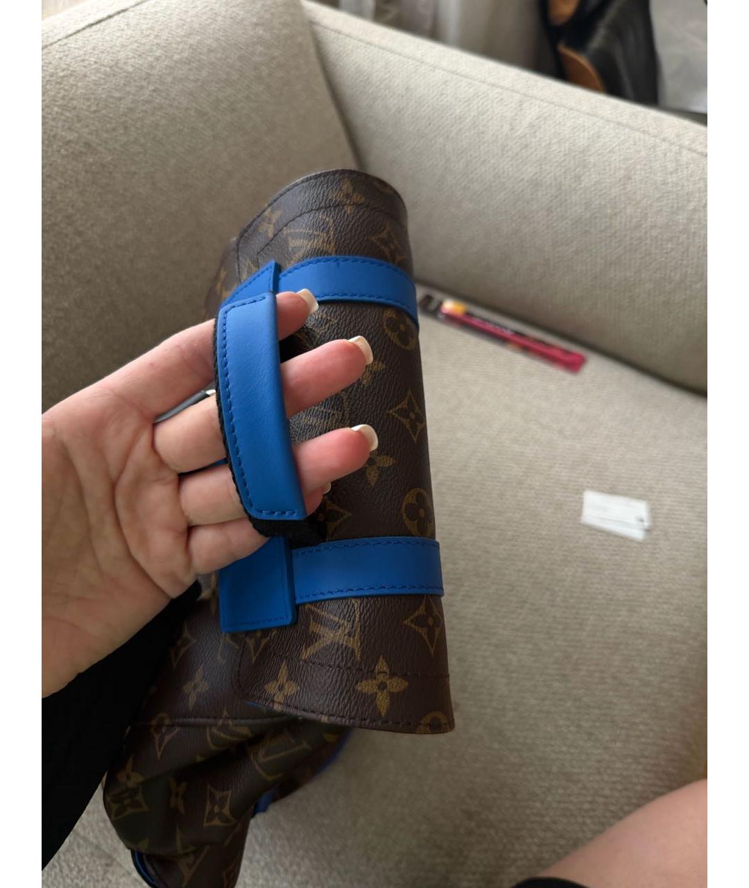 LOUIS VUITTON Коричневый рюкзак, фото 7