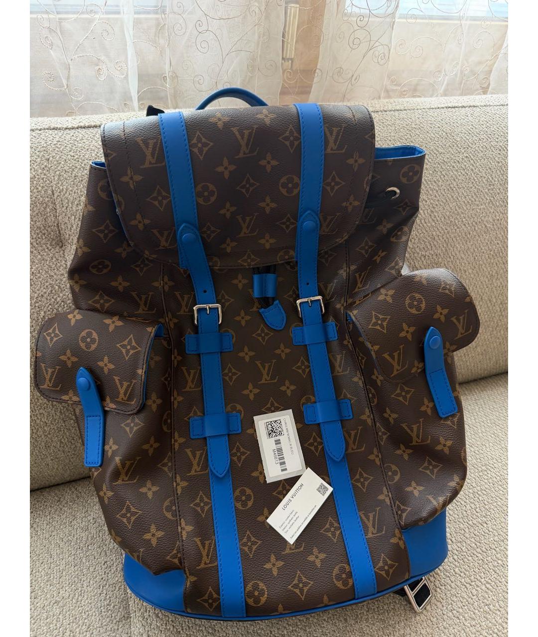 LOUIS VUITTON Коричневый рюкзак, фото 2