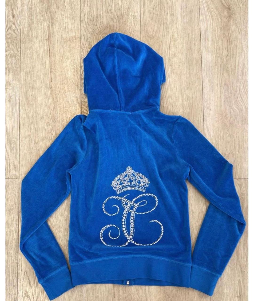JUICY COUTURE Синий хлопковый спортивные костюмы, фото 4