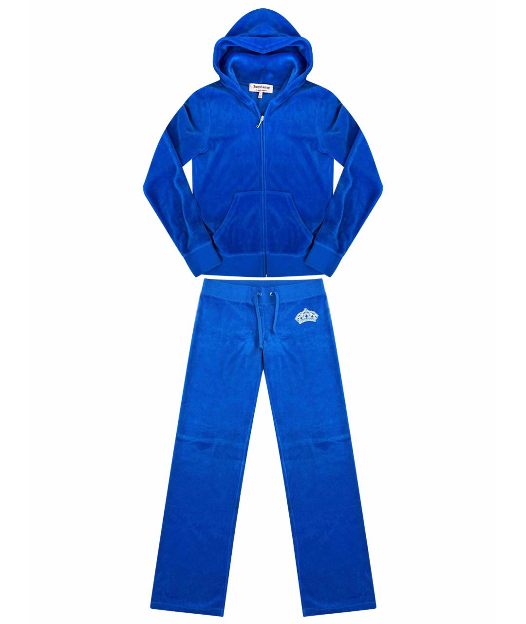 JUICY COUTURE Синий хлопковый спортивные костюмы, фото 1