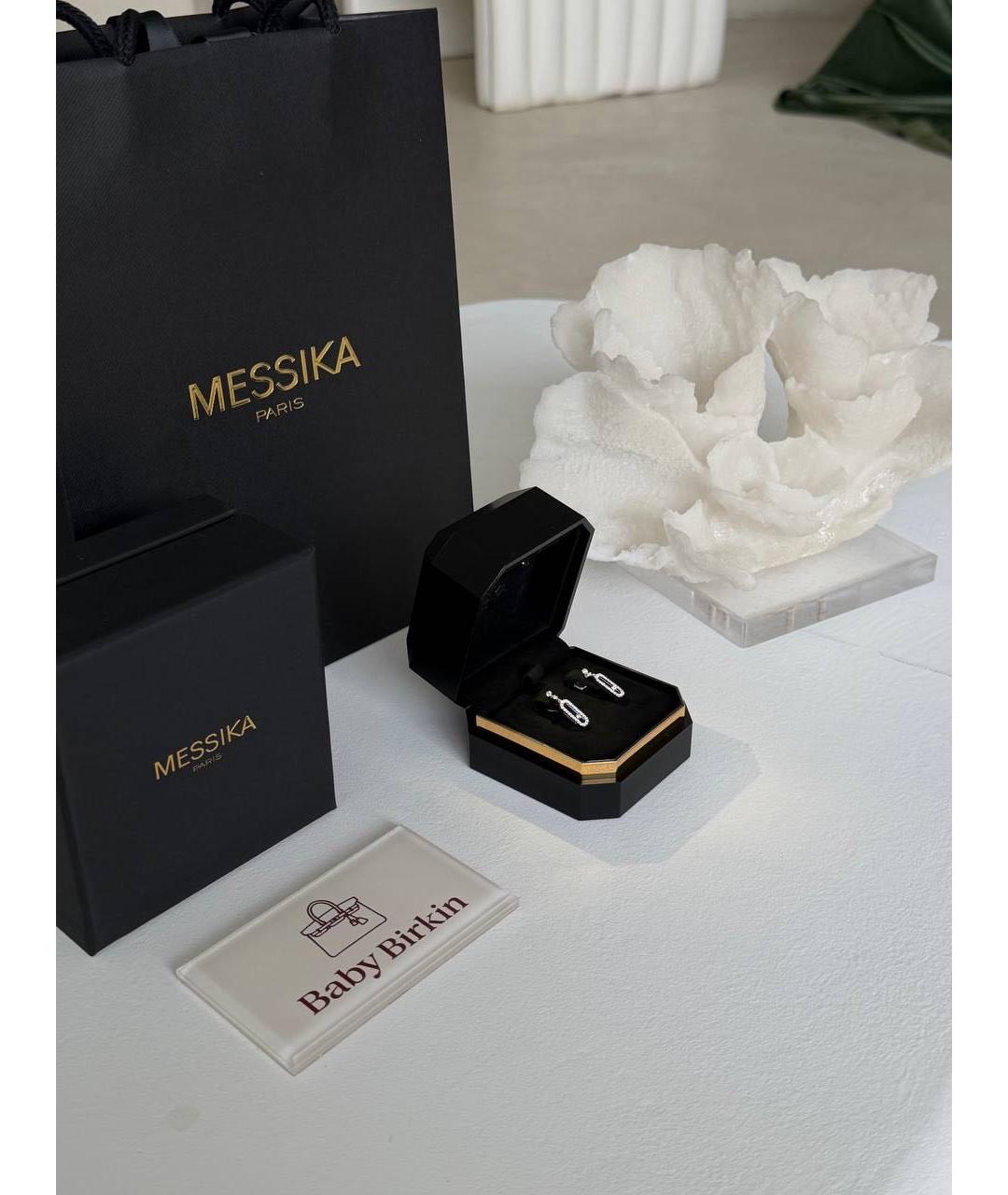 MESSIKA Серебряные серьги из белого золота, фото 6
