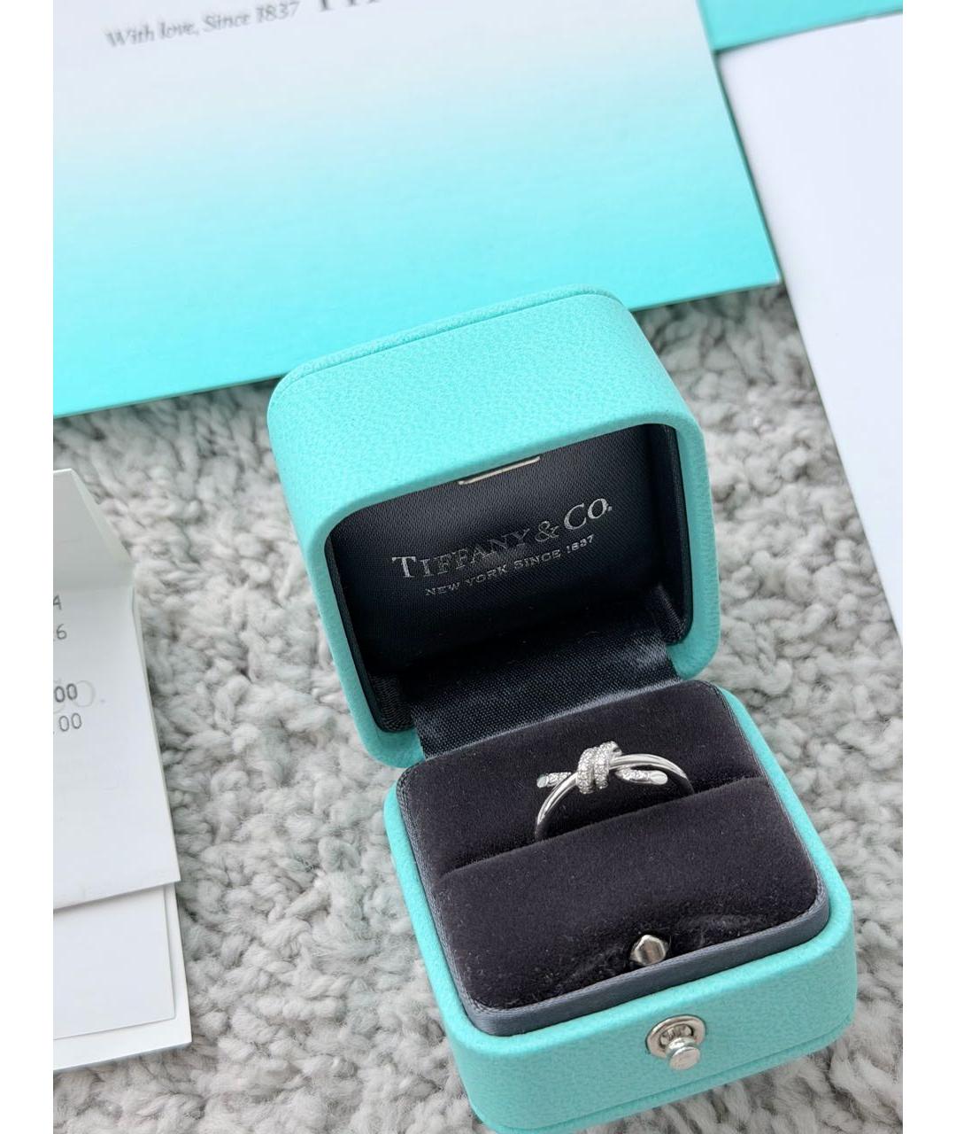 TIFFANY&CO Серебряное кольцо из белого золота, фото 4