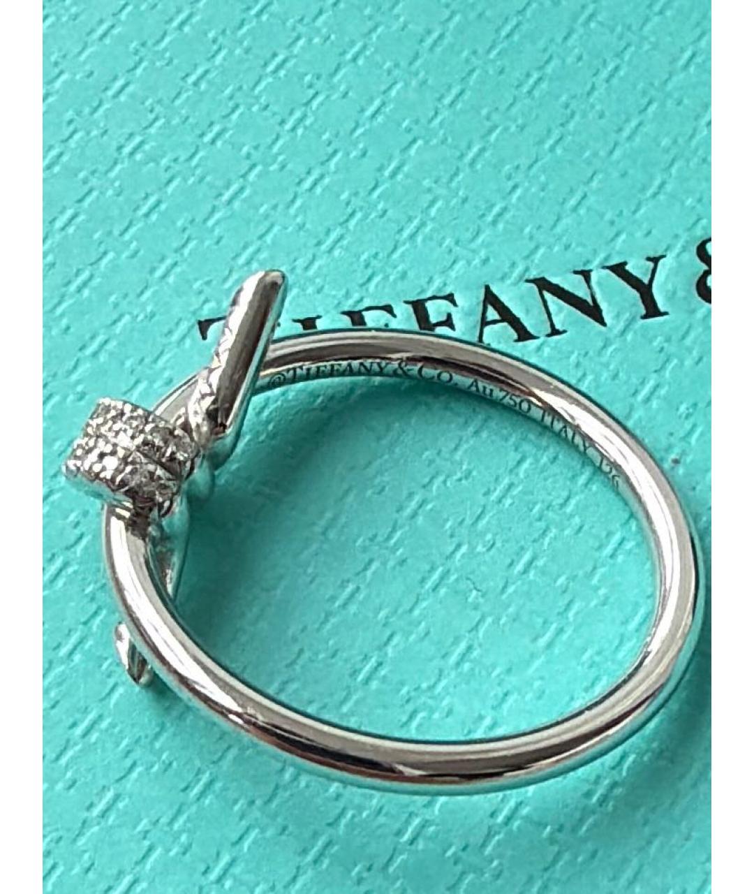 TIFFANY&CO Серебряное кольцо из белого золота, фото 9