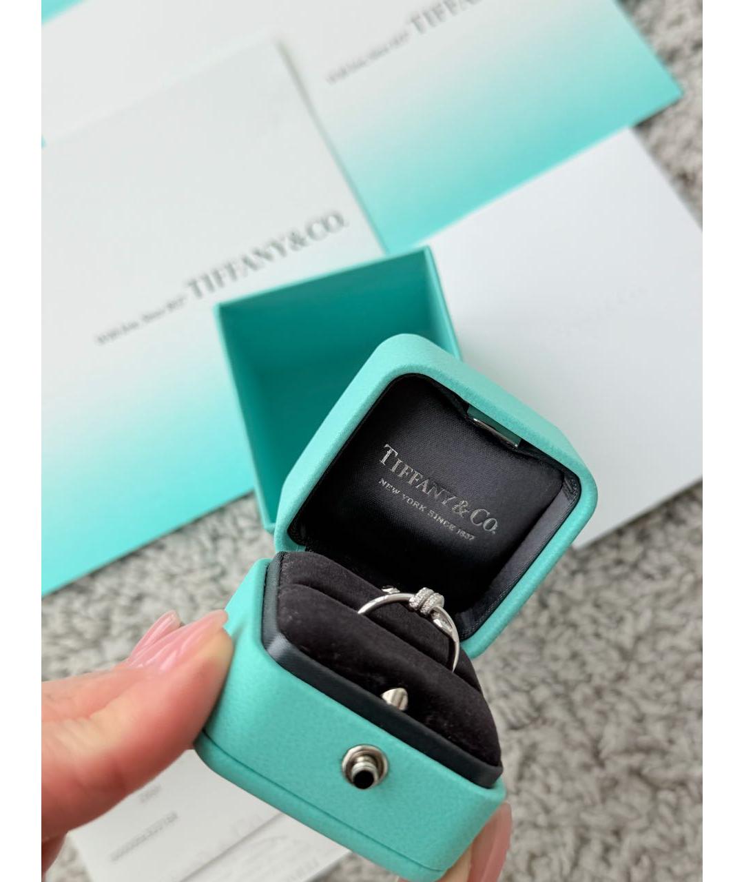 TIFFANY&CO Серебряное кольцо из белого золота, фото 6