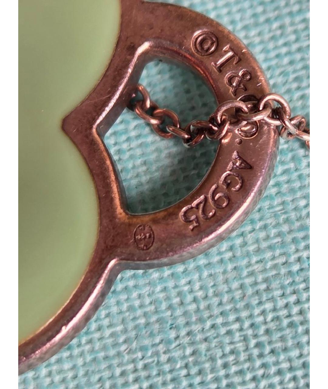 TIFFANY&CO Бирюзовая серебряная подвеска, фото 4