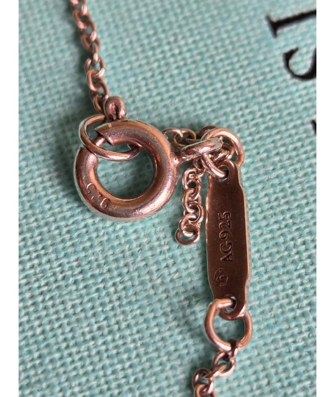TIFFANY&CO Бирюзовая серебряная подвеска, фото 6