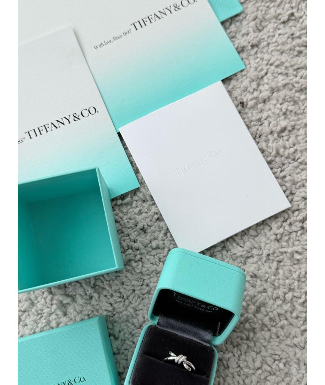 TIFFANY&CO Серебряное кольцо из белого золота, фото 5