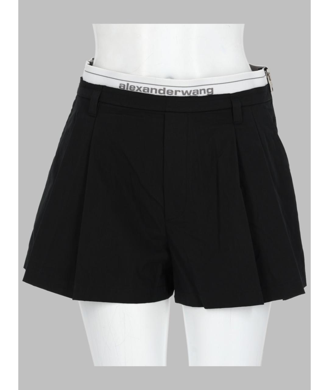 ALEXANDER WANG Черные хлопковые шорты, фото 3