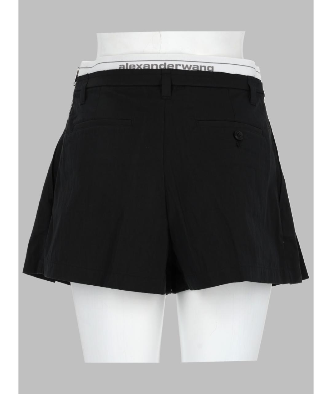 ALEXANDER WANG Черные хлопковые шорты, фото 2