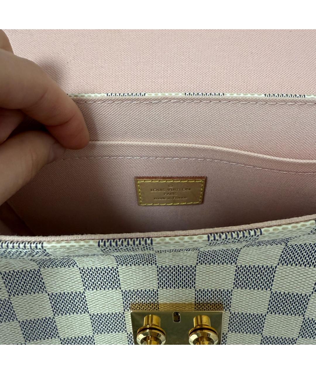 LOUIS VUITTON Бежевая сумка с короткими ручками, фото 3