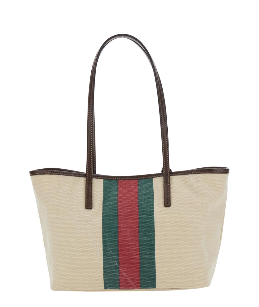 GUCCI Бежевая сумка тоут, фото 2