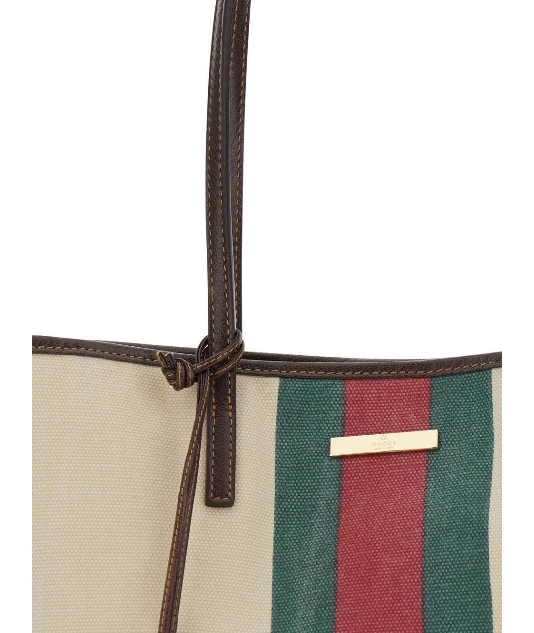 GUCCI Бежевая сумка тоут, фото 3