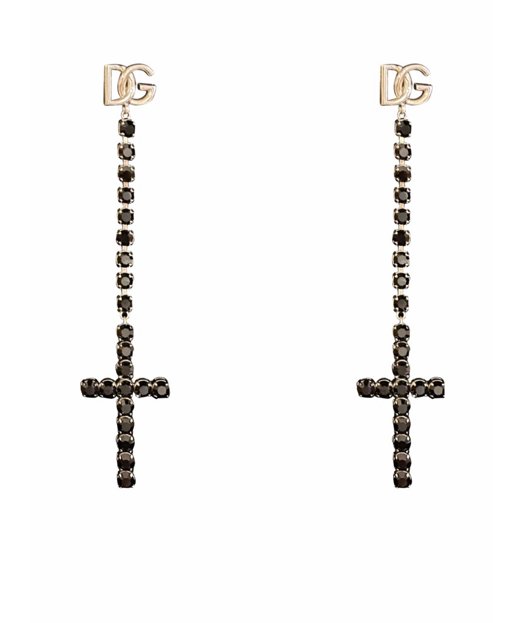 DOLCE&GABBANA Черные клипсы, фото 1