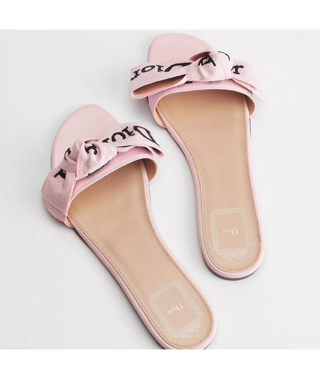 CHRISTIAN DIOR Розовые мюли, фото 2