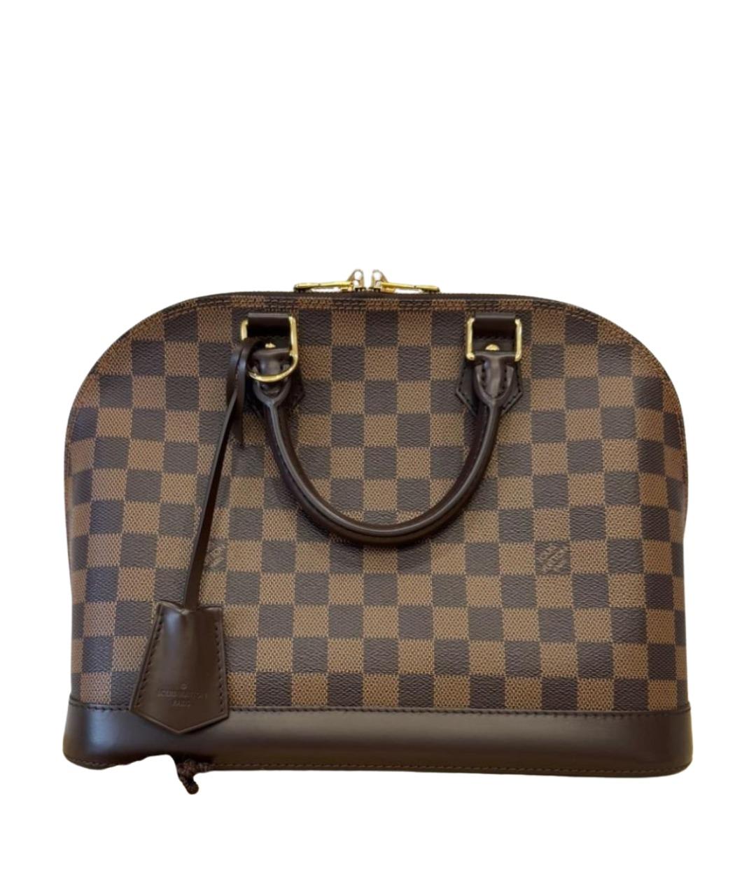 LOUIS VUITTON Коричневая сумка с короткими ручками, фото 1