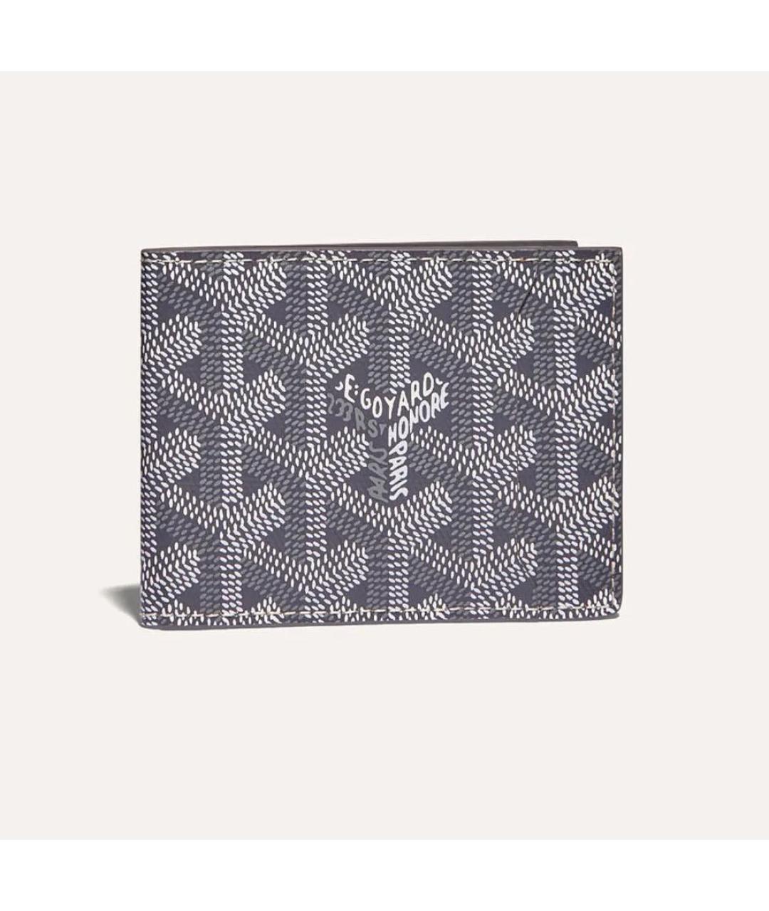 GOYARD Серый кошелек, фото 4