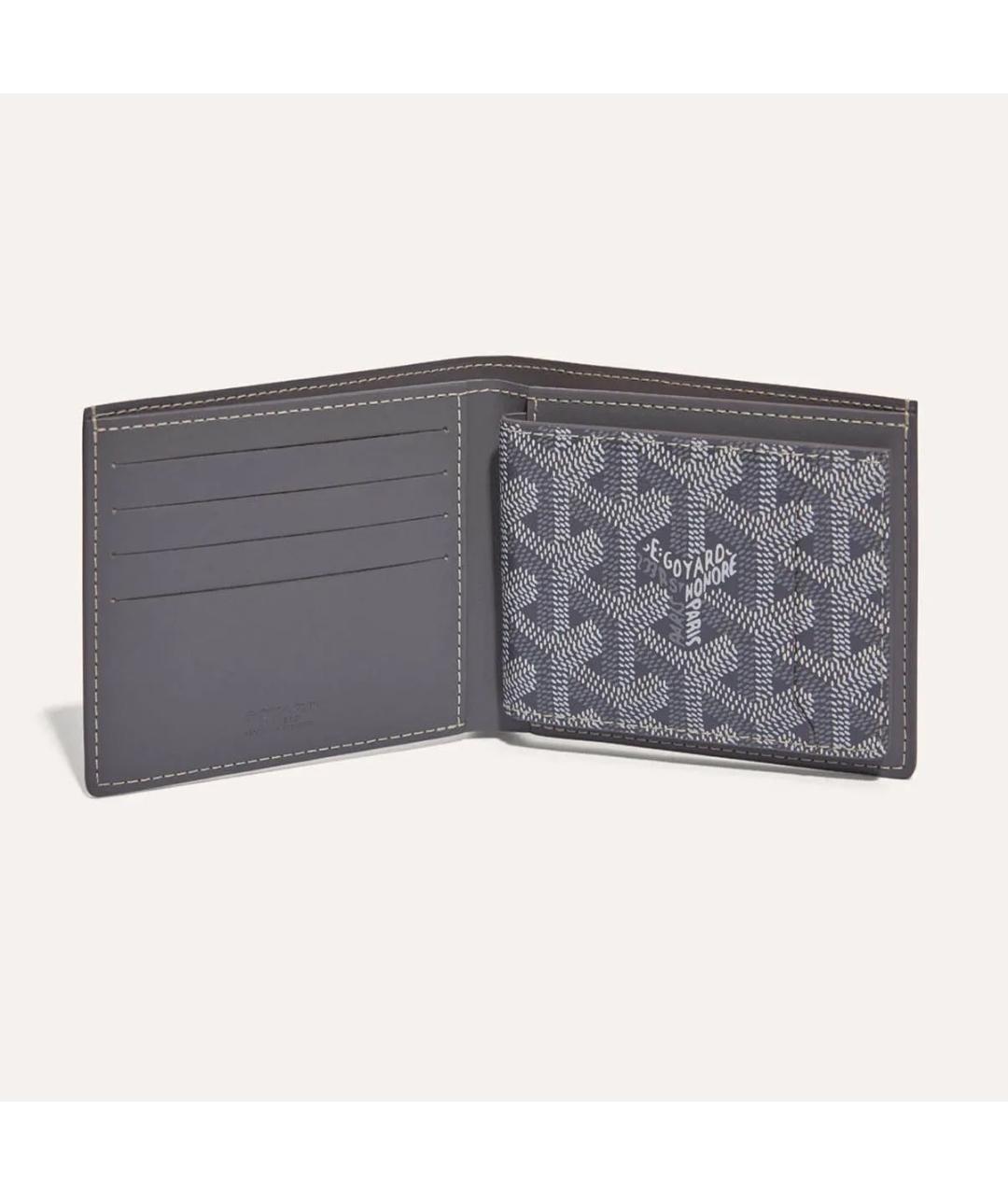 GOYARD Серый кошелек, фото 3