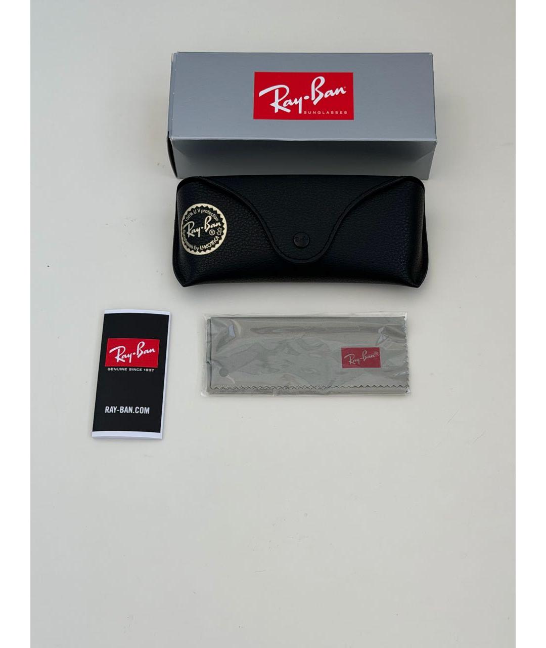 RAY BAN Зеленые солнцезащитные очки, фото 8