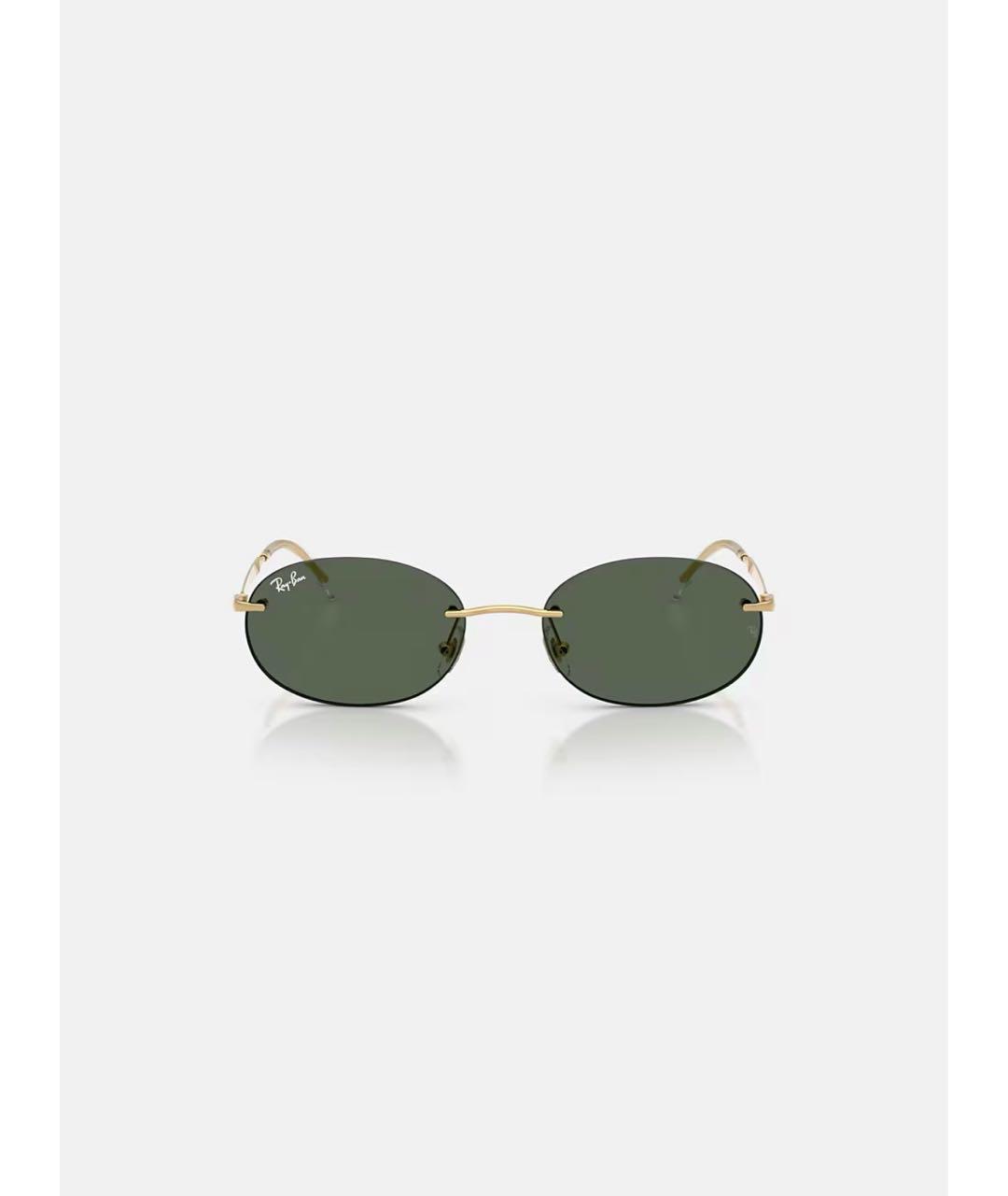 RAY BAN Зеленые солнцезащитные очки, фото 2
