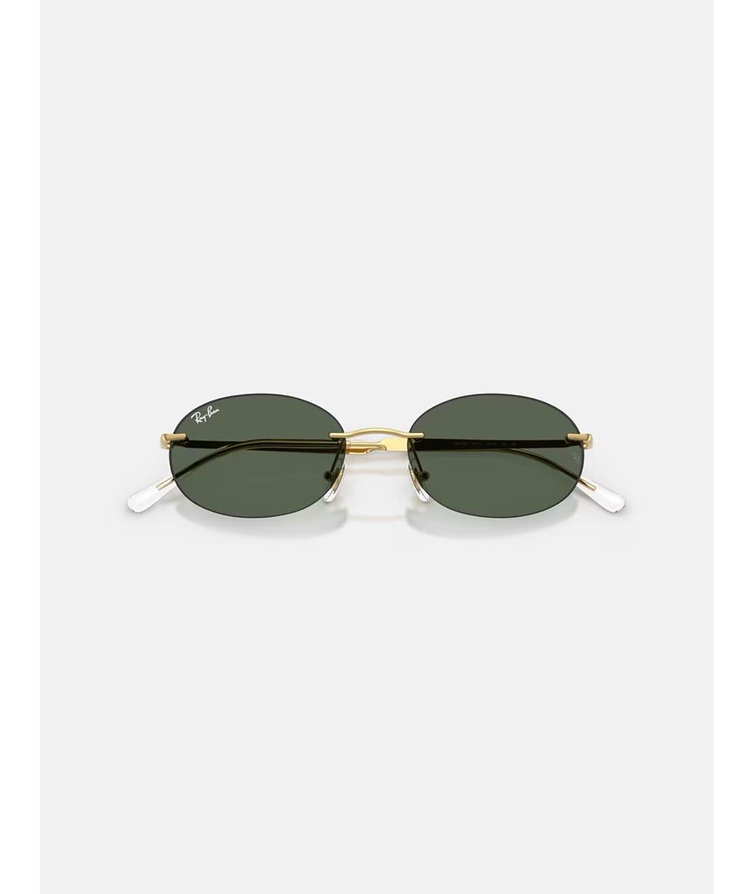 RAY BAN Зеленые солнцезащитные очки, фото 4