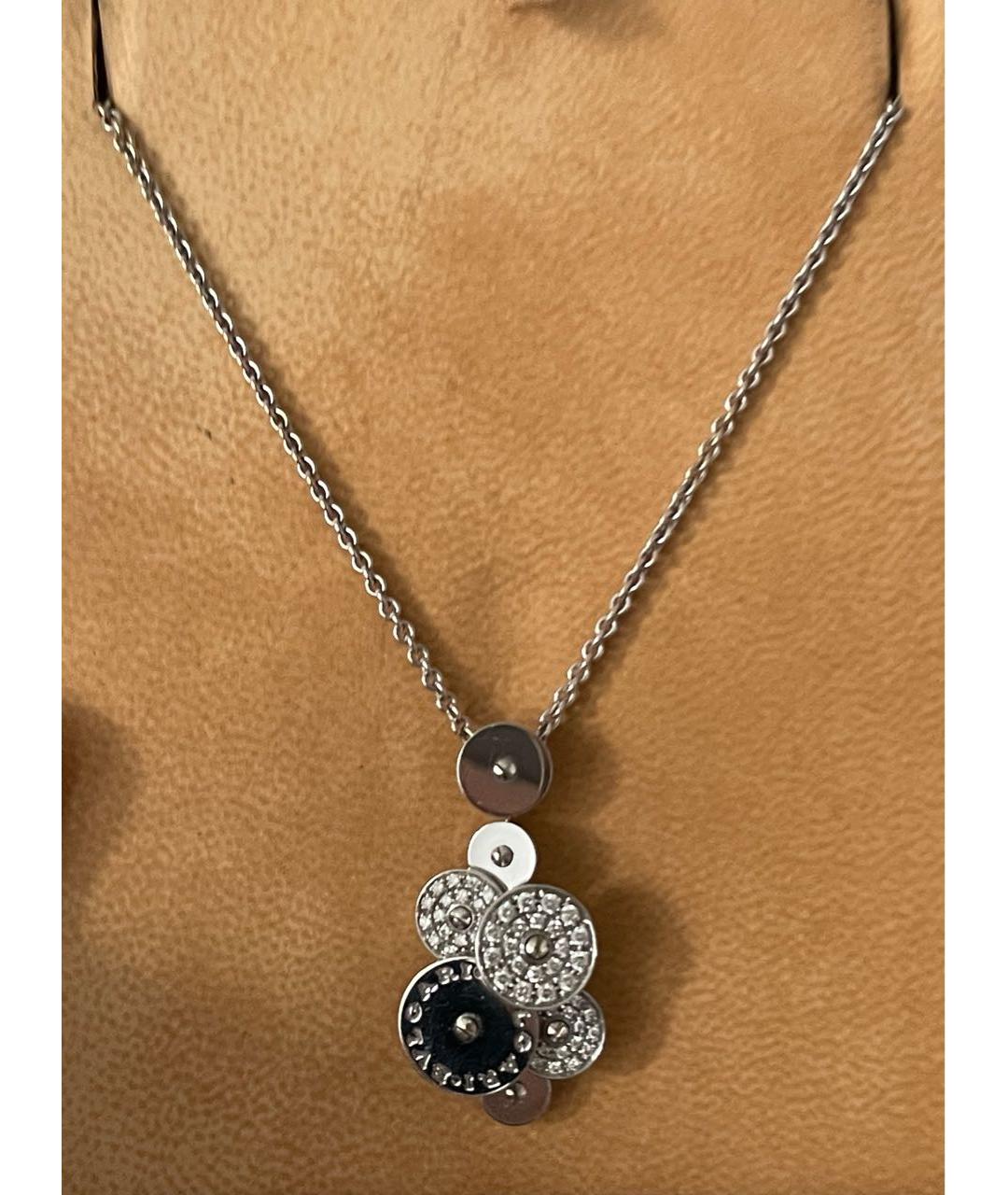 BVLGARI Белое колье из белого золота, фото 3
