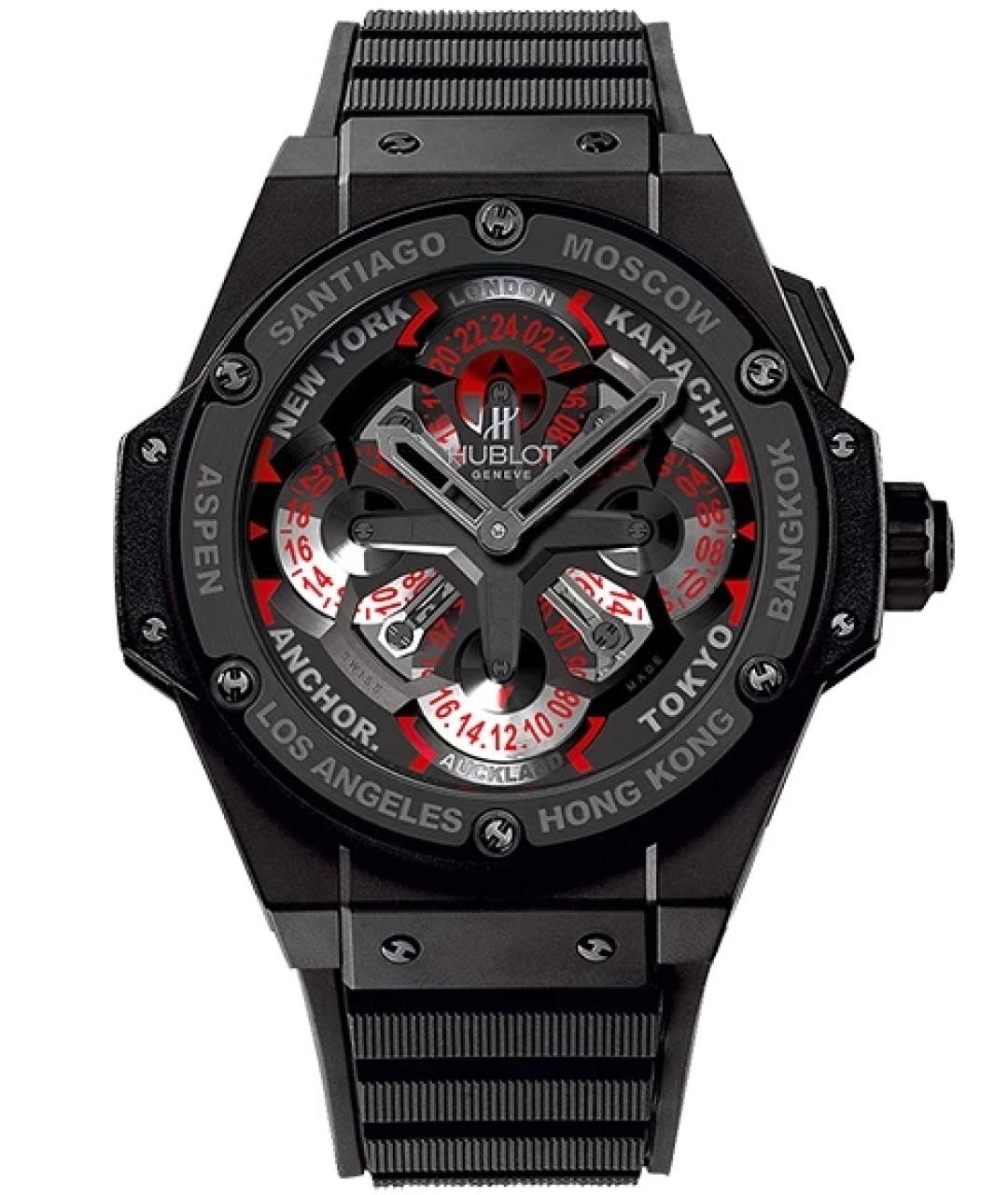 HUBLOT Черные керамические часы, фото 10