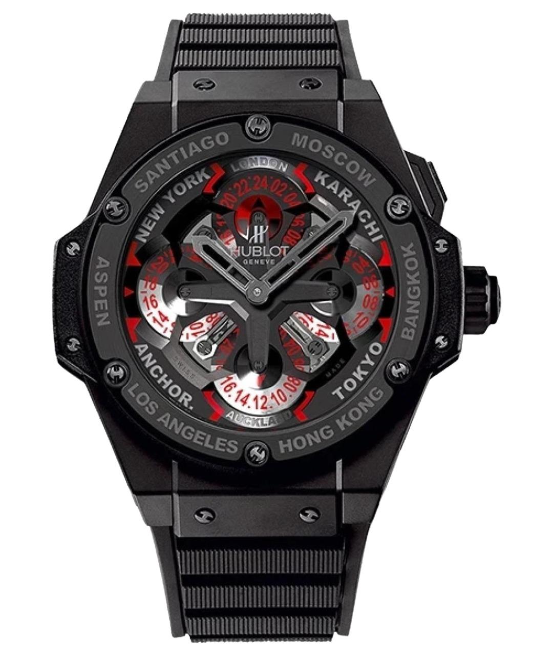 HUBLOT Черные керамические часы, фото 1
