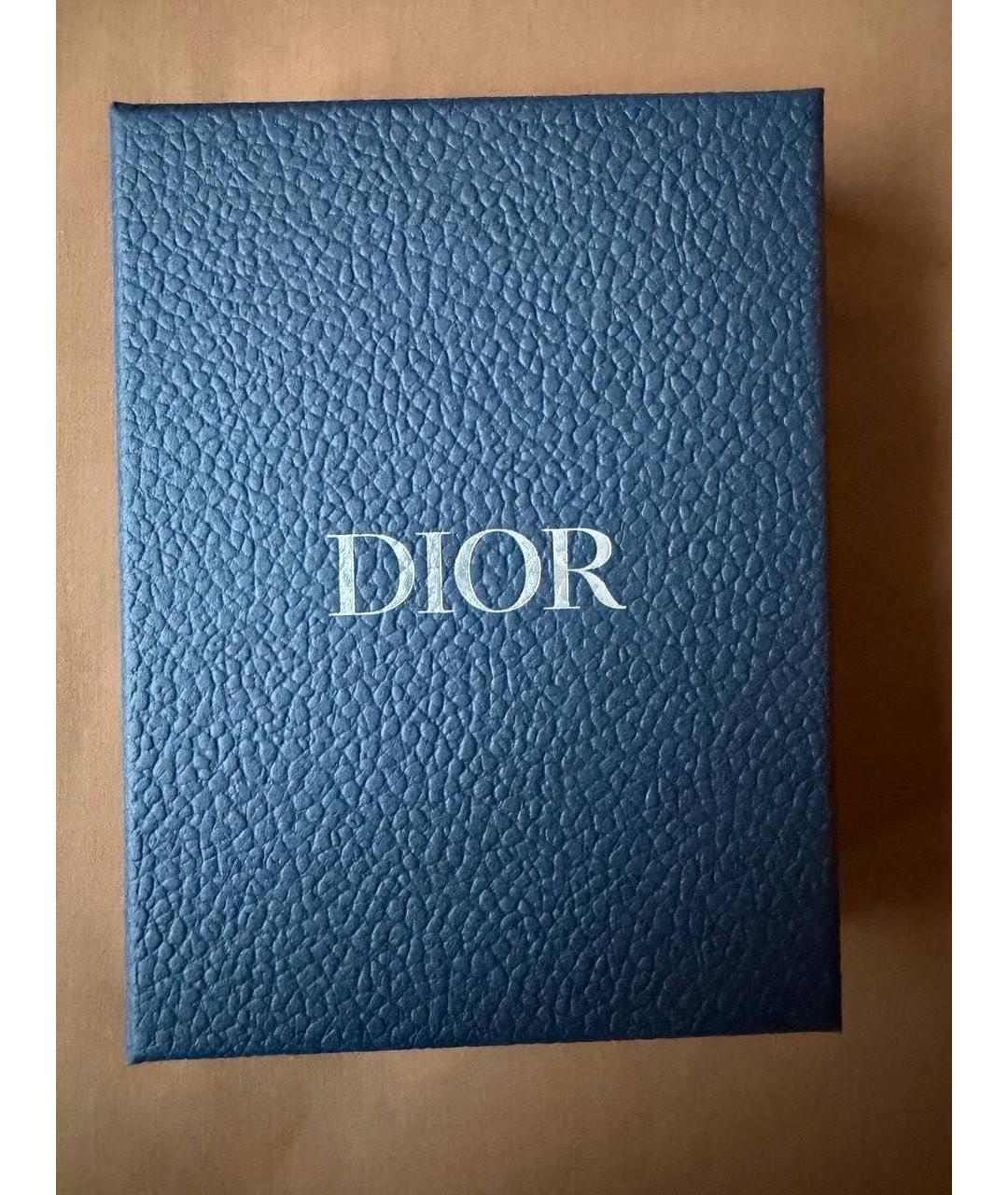 CHRISTIAN DIOR Черный кожаный кошелек, фото 6