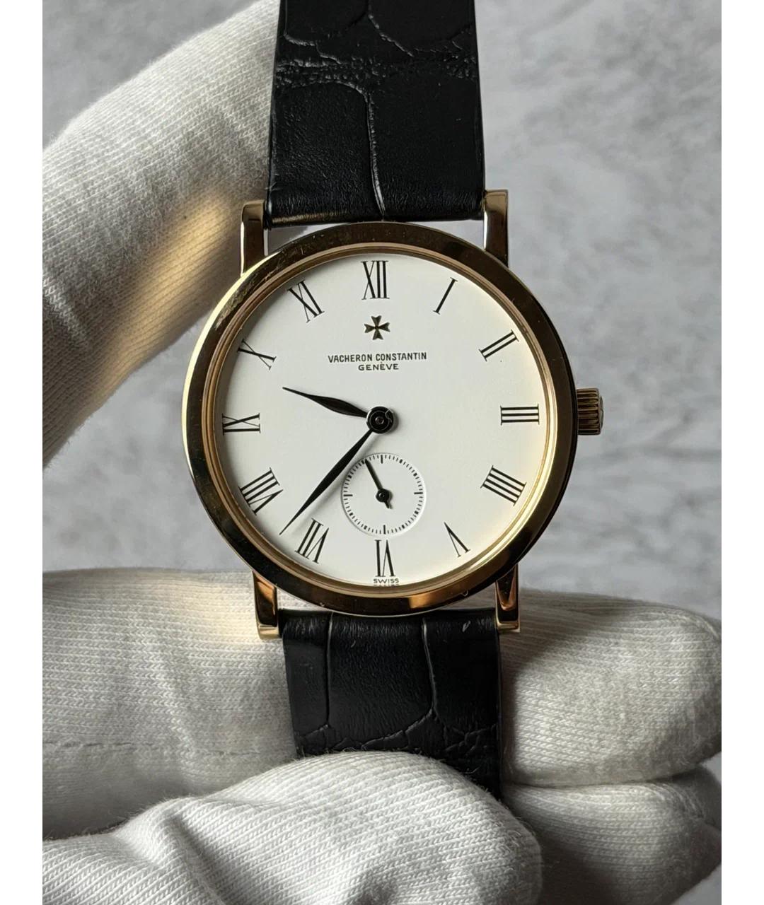 VACHERON CONSTANTIN Белые часы из желтого золота, фото 2