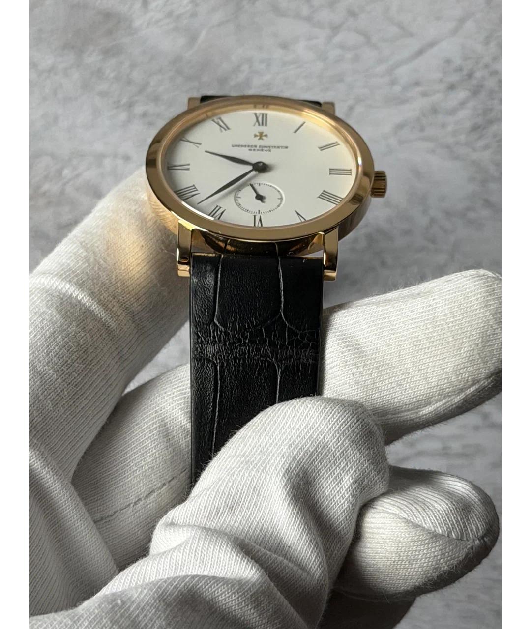 VACHERON CONSTANTIN Белые часы из желтого золота, фото 5