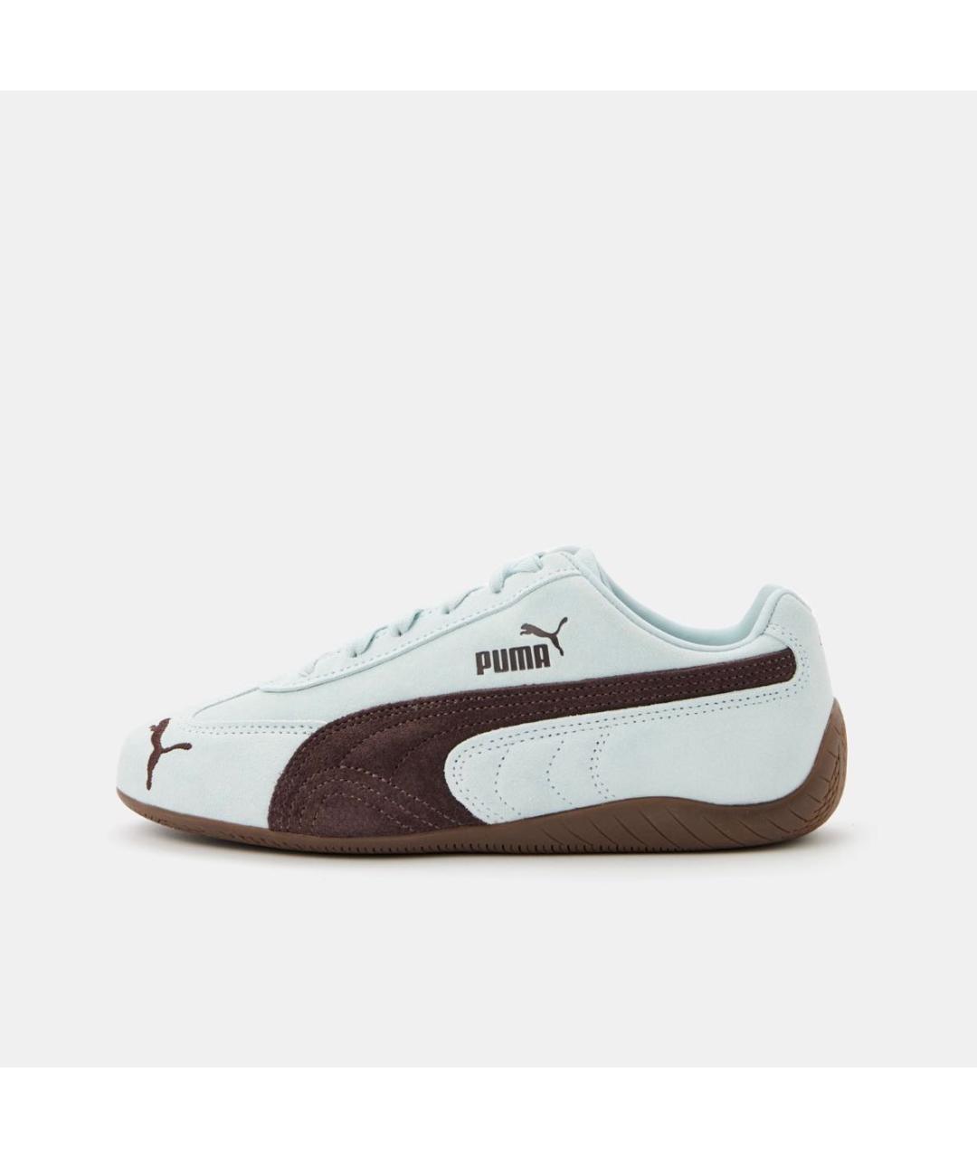 PUMA Бирюзовые замшевые кроссовки, фото 7