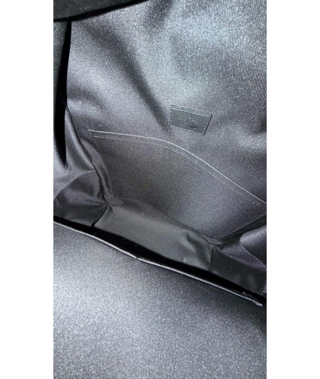 LOUIS VUITTON Черный кожаный рюкзак, фото 5