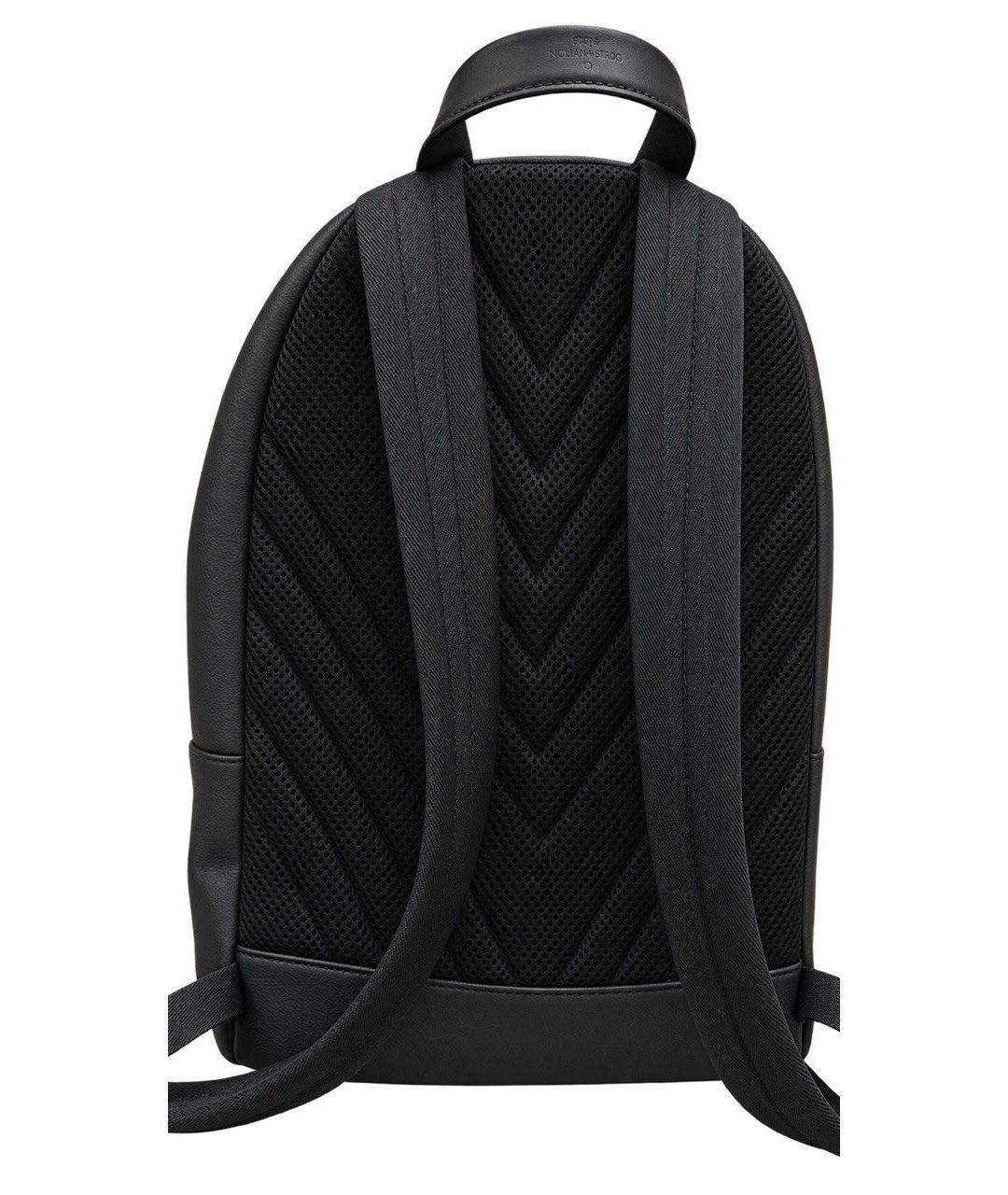 LOUIS VUITTON Черный кожаный рюкзак, фото 3