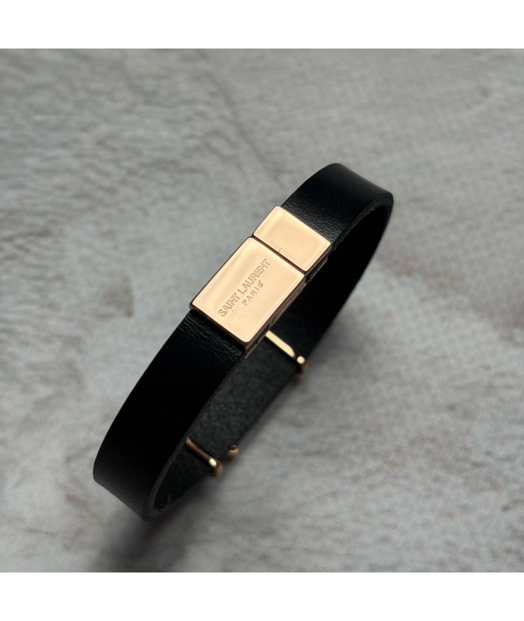 SAINT LAURENT Кожаный браслет, фото 5