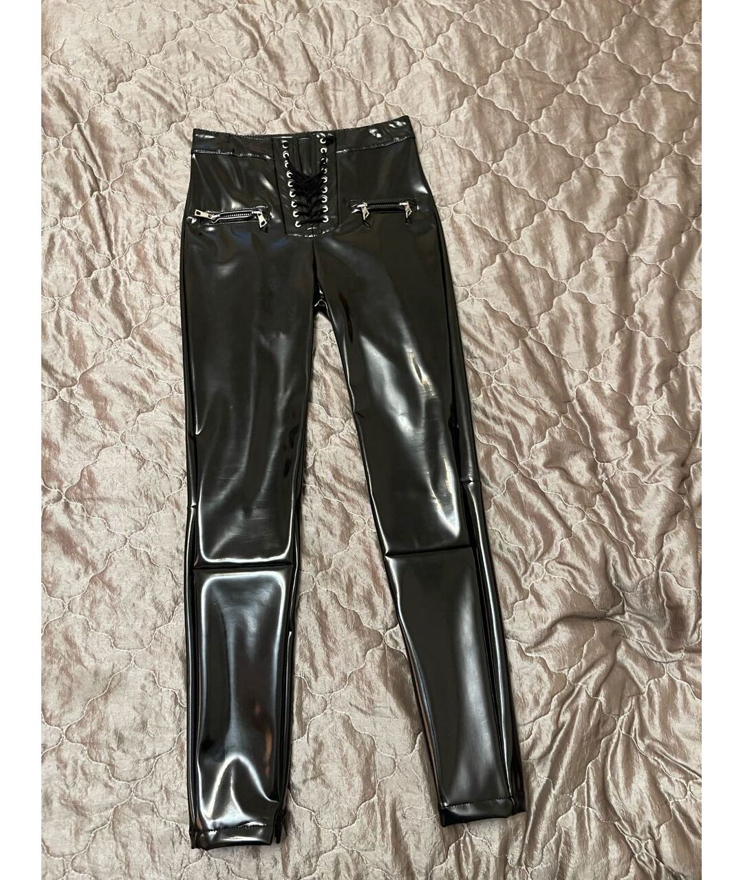 UNRAVEL PROJECT Черные брюки узкие, фото 2