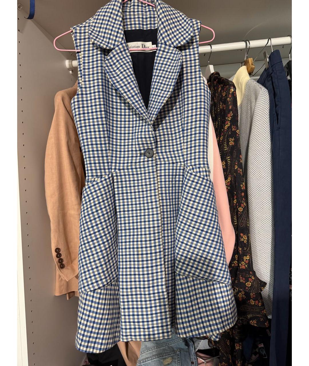 CHRISTIAN DIOR Мульти повседневное платье, фото 3