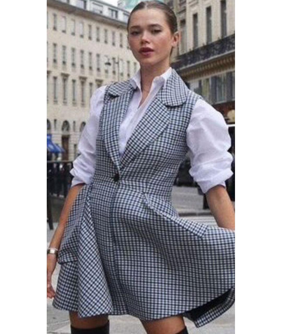 CHRISTIAN DIOR Мульти повседневное платье, фото 2