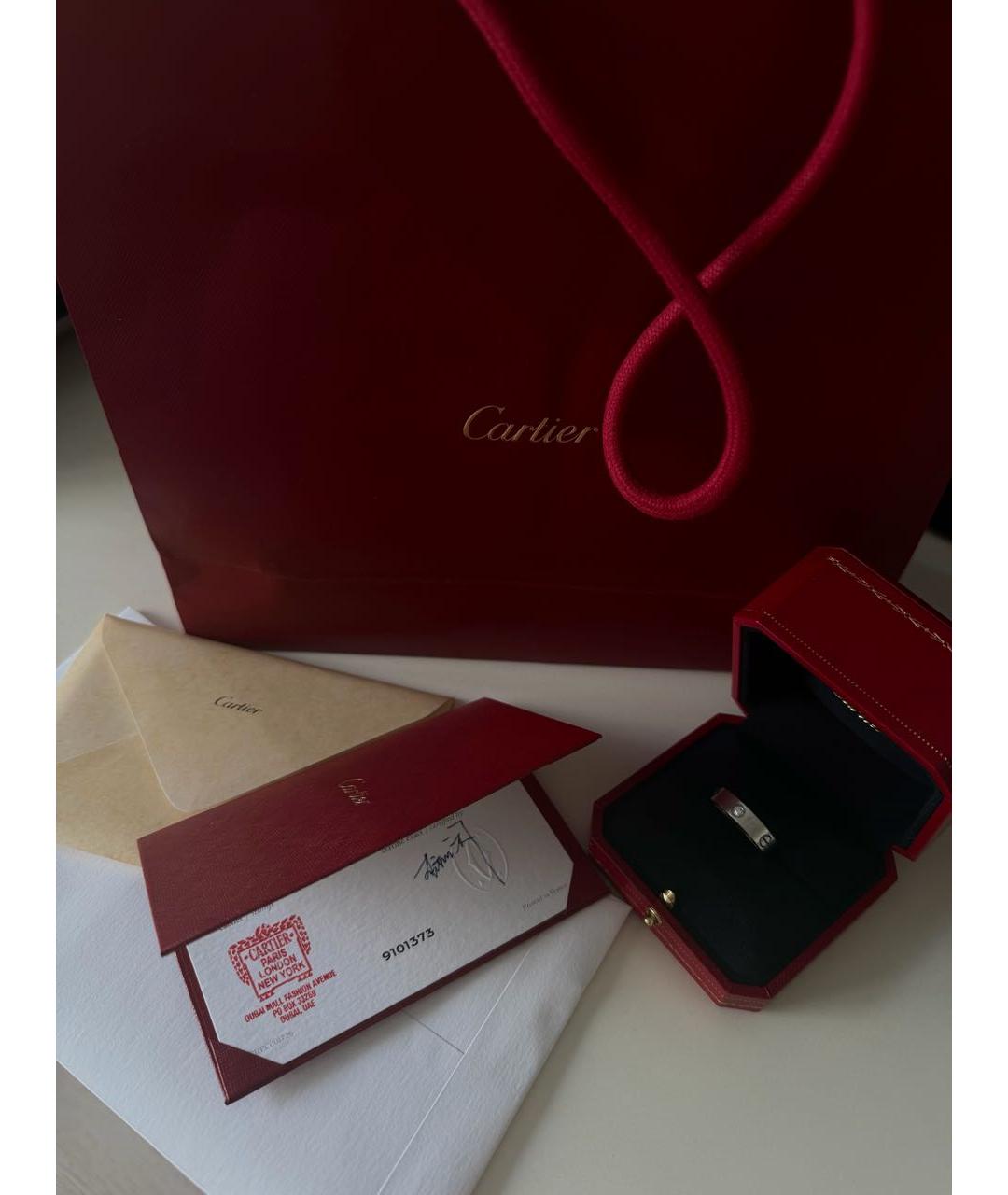 CARTIER Белое кольцо из белого золота, фото 5