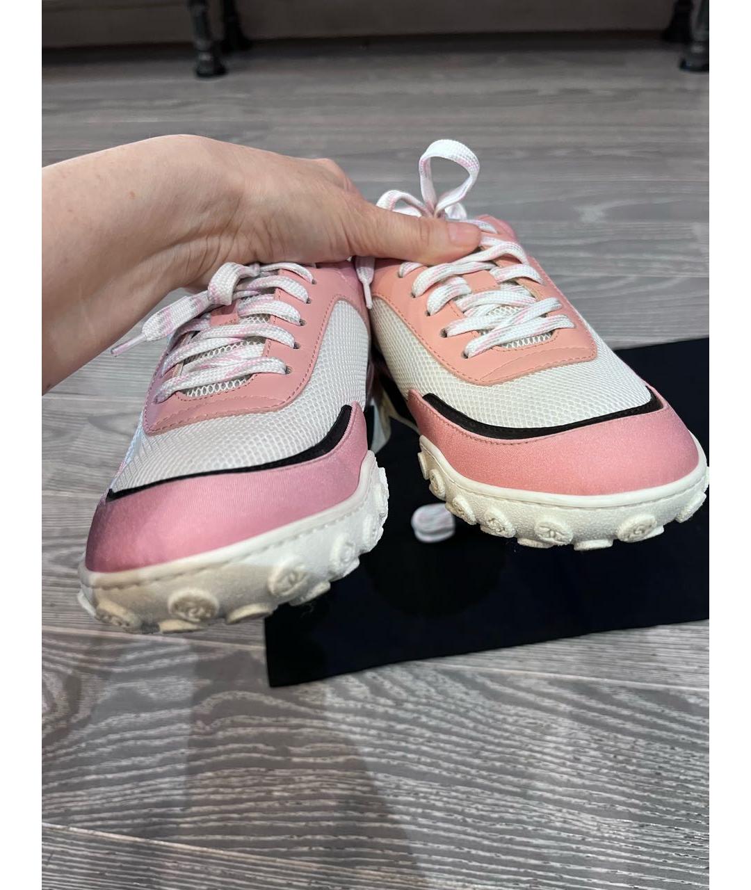 CHANEL Мульти текстильные кроссовки, фото 2