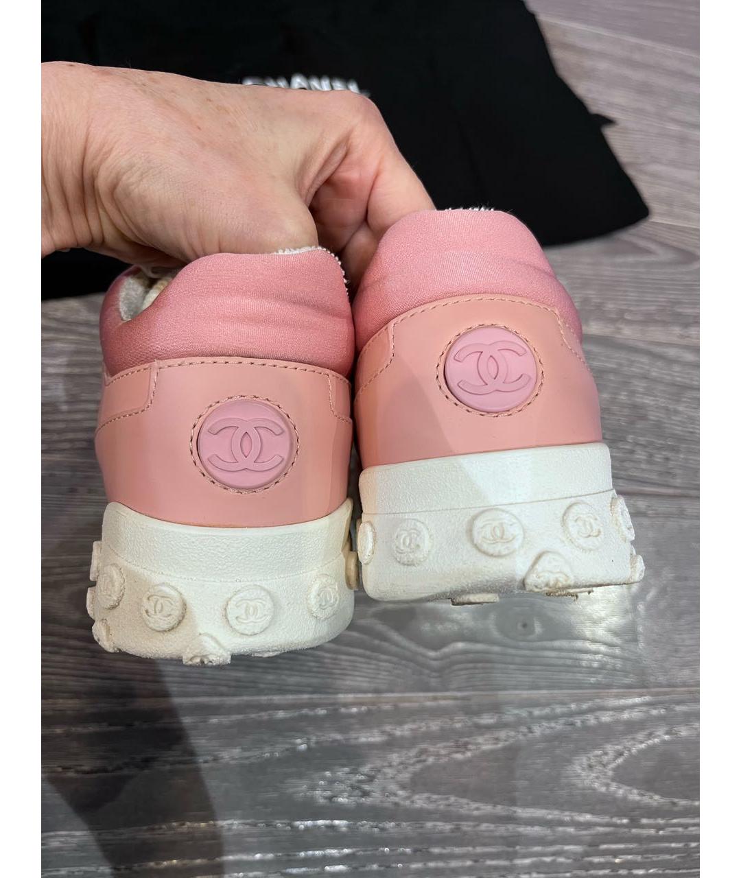 CHANEL Мульти текстильные кроссовки, фото 5