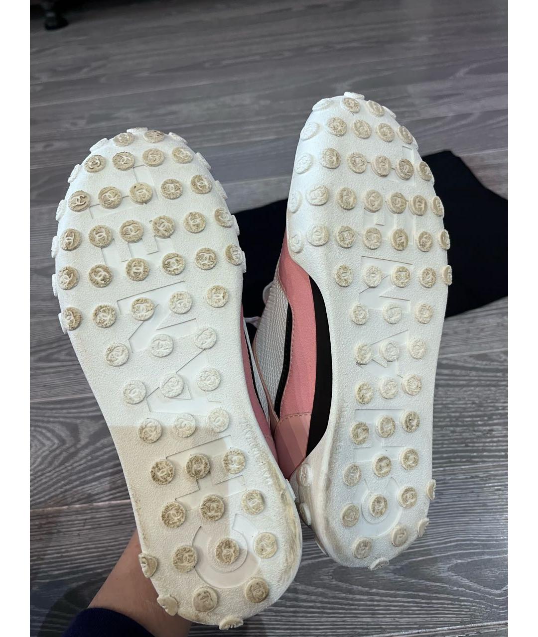 CHANEL Мульти текстильные кроссовки, фото 7