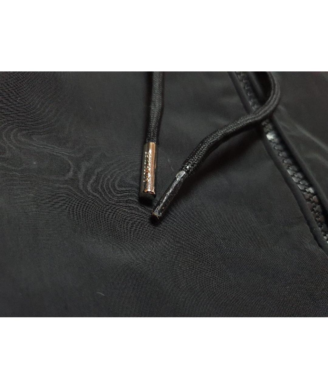 MONCLER Черная полиамидовая куртка, фото 4