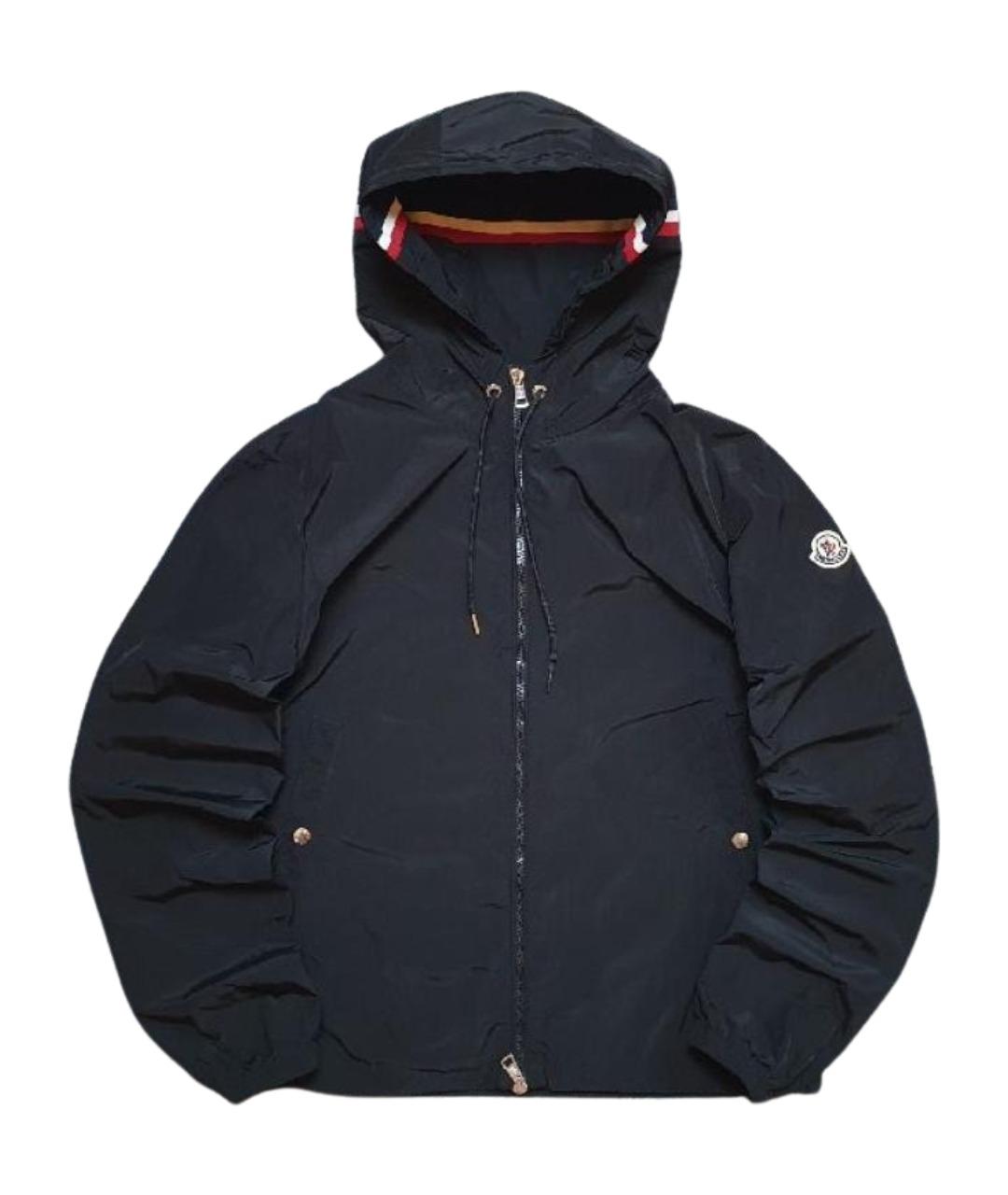MONCLER Черная полиамидовая куртка, фото 1