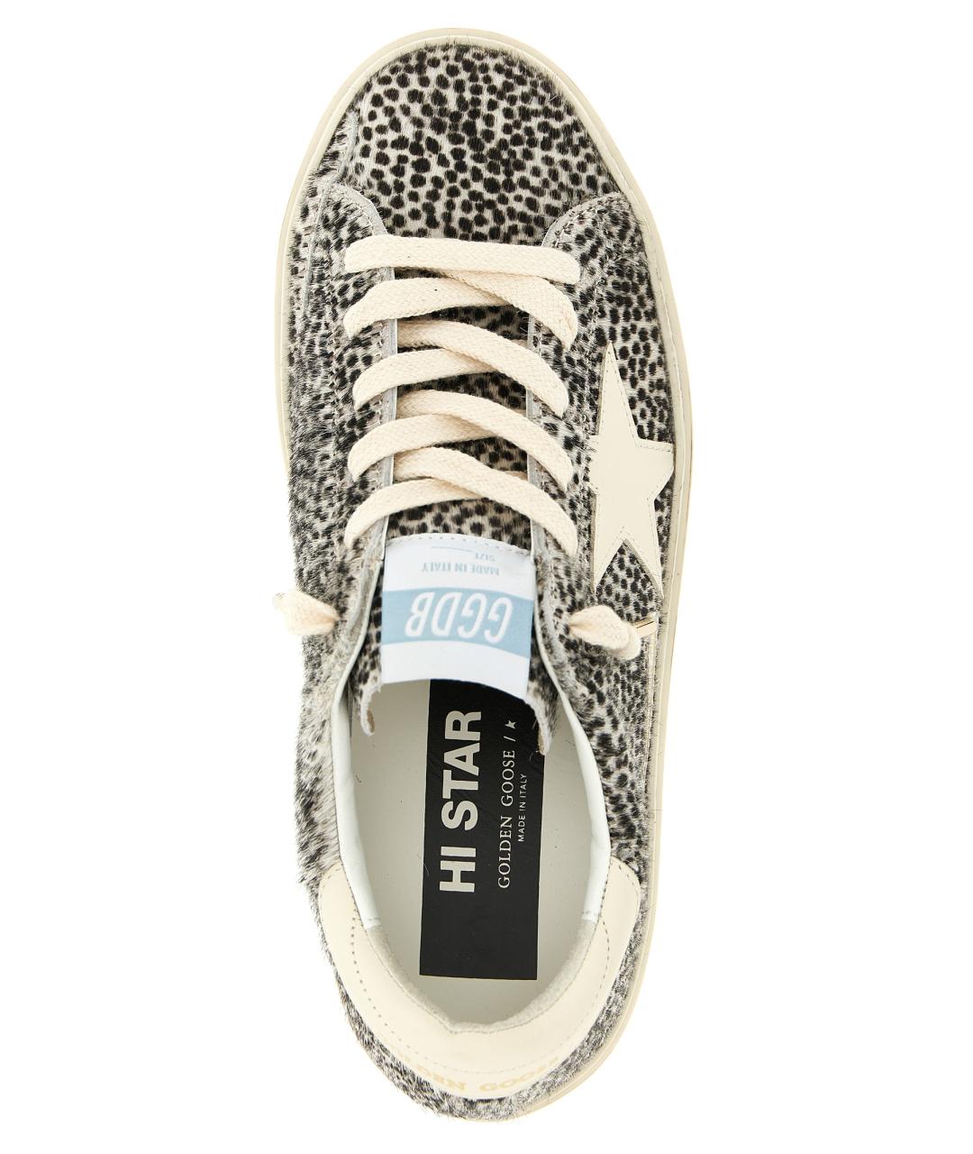 GOLDEN GOOSE DELUXE BRAND Мульти кожаные кроссовки, фото 4