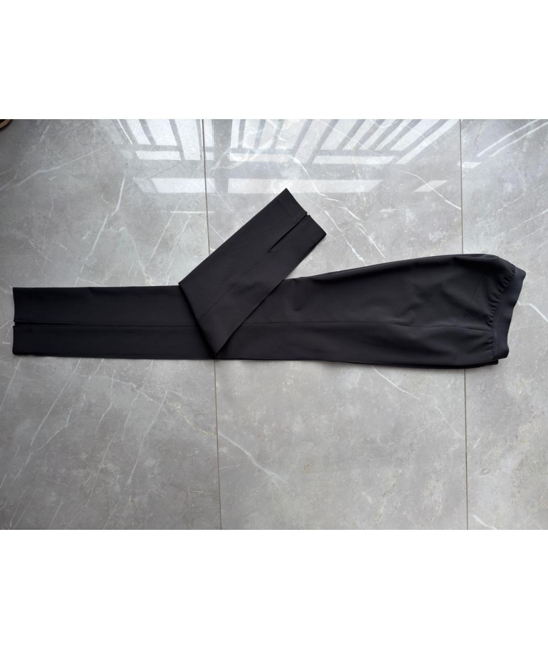 HELMUT LANG Черные прямые брюки, фото 2