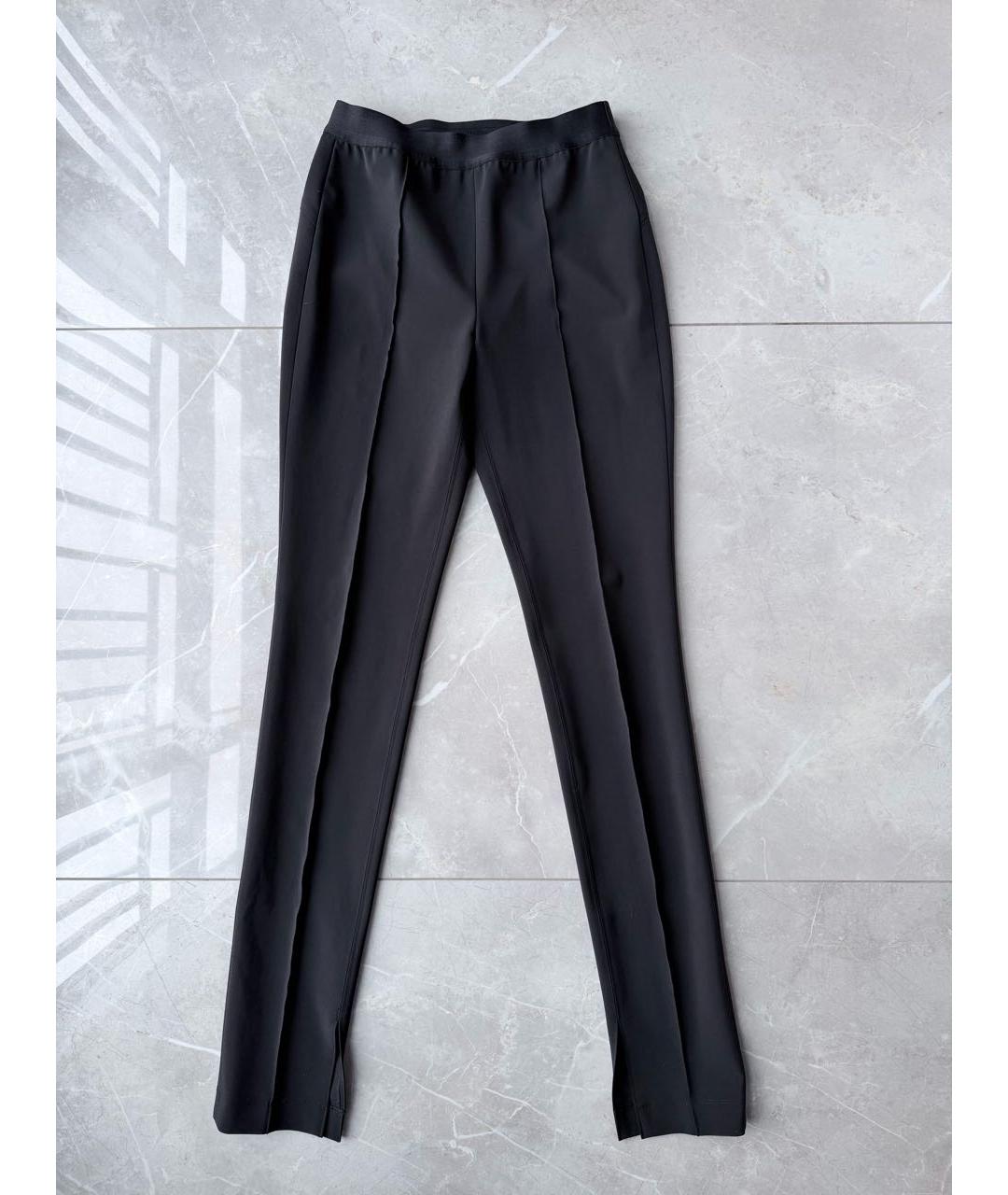 HELMUT LANG Черные прямые брюки, фото 4
