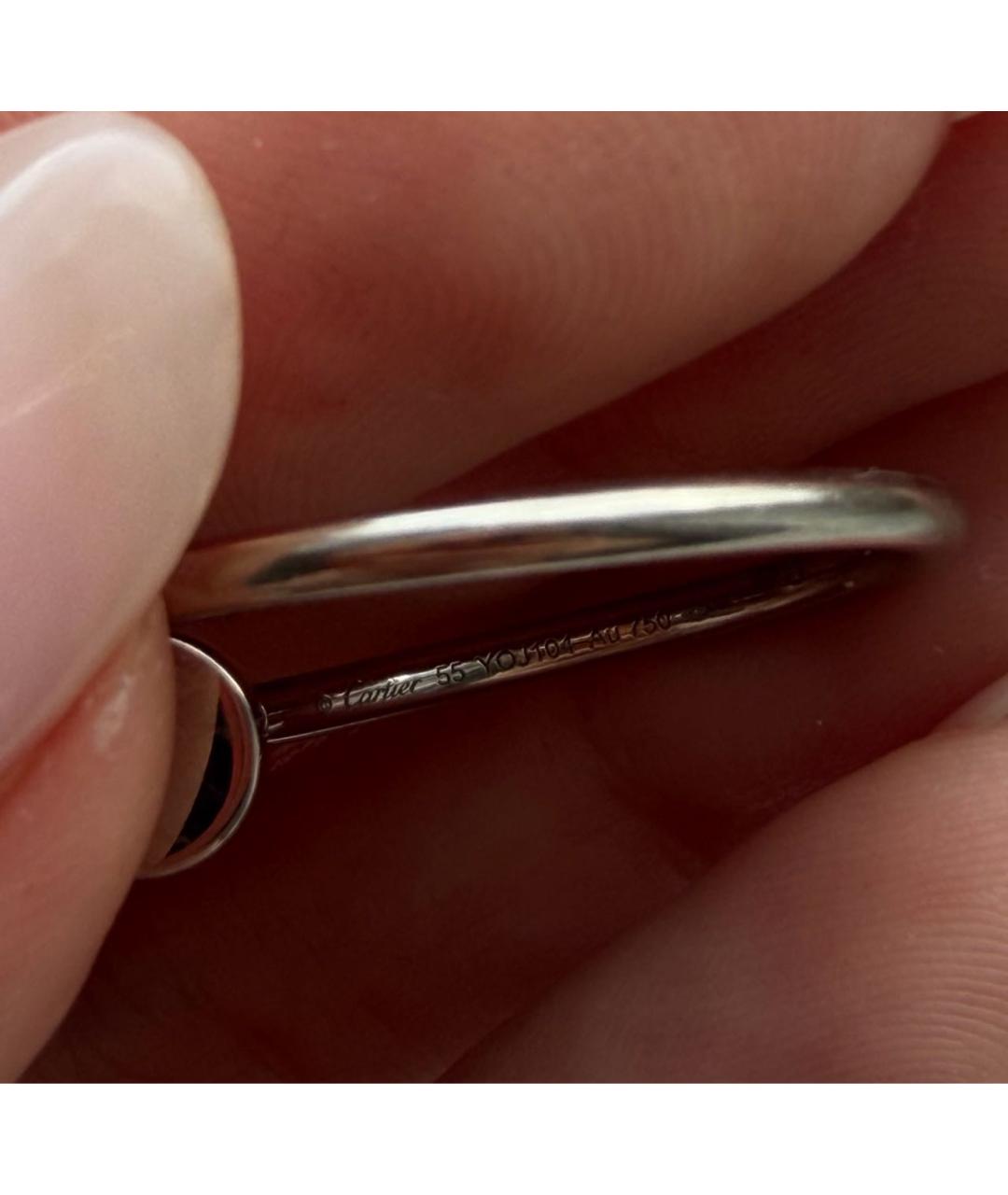 CARTIER Белое кольцо из белого золота, фото 4